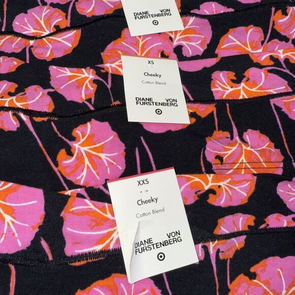 Diane Von Furstenberg  Coral Pink Cotton Stretch Cheeky Panty multiple sizes - Picture 5 of 7